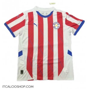 Paraguay Prima Maglia Copa America 2024 Manica Corta